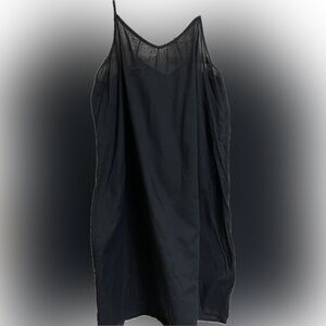 Black spaghetti strap dress